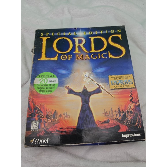 Other - Lords of Magic: Special Edition (PC CD-ROM Big Box 1998 Sierra) Factory Sealed